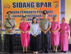 Polres Supiori Gelar Sidang BP4R untuk Personil Polri, Tingkatkan Pembinaan Keluarga