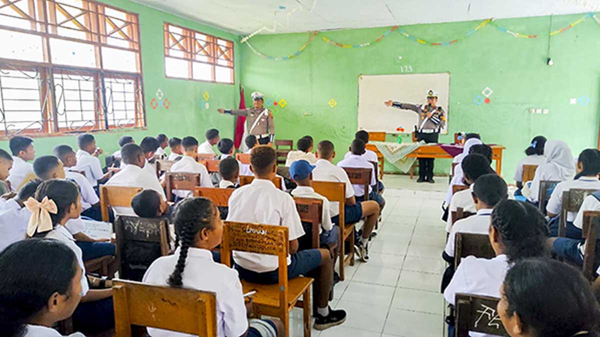 Lantas Supiori adakan Sosialisasi