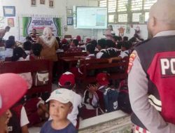 Unit Patroli Sat Samapta Polres Supiori Gelar Patroli Dialogis di SD Negeri Pariem, Tekankan Stop Bullying