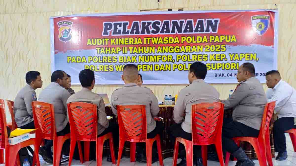 Audit Kinerja Itwasda Polda Papua Tahap II T.A