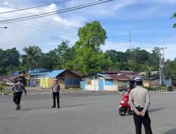 Program Rutin Sat Lantas Polres Supiori: Strong Point Pagi di 3 Titik Prioritas, Layani Arus Lalu Lintas Masyarakat